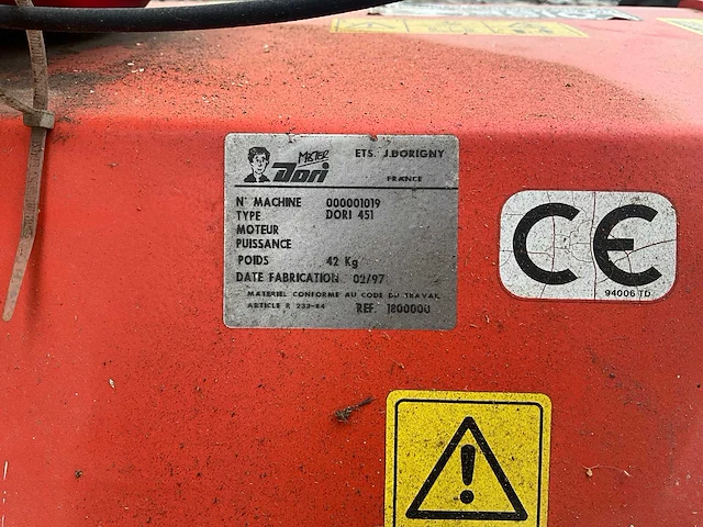 Mister dori dori 451 verticuteermachine - afbeelding 13 van  16