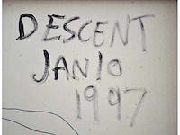 Mitch – descent janlo - olie en materie op doek - afbeelding 2 van  10