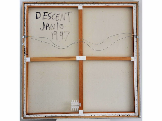 Mitch – descent janlo - olie en materie op doek - afbeelding 10 van  10