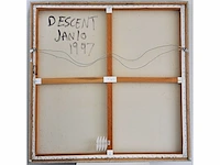 Mitch – descent janlo - olie en materie op doek - afbeelding 10 van  10