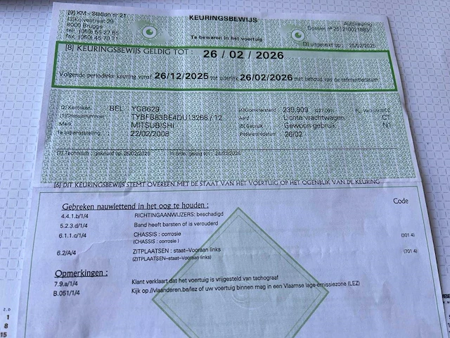 Mitsubishi - fb832/2 - van - afbeelding 5 van  14