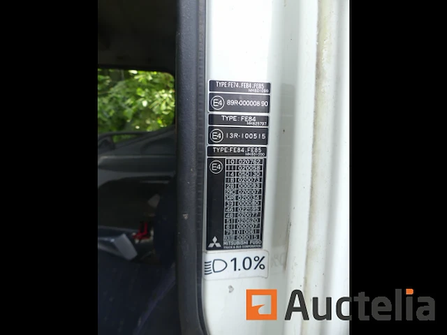 Mitsubishi canter fuso truck (wijn: tybfe84bg6du17276) - afbeelding 19 van  41