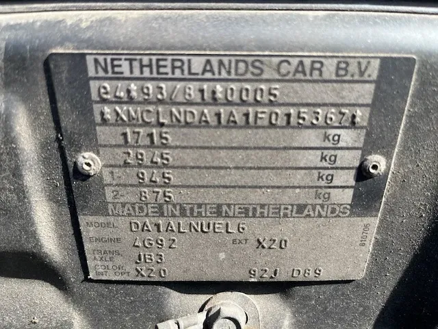 Mitsubishi carisma 5p/d 1.6i 16v classic 104, 2001 - afbeelding 4 van  12