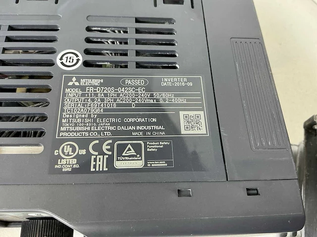 Mitsubishi electric d700-sc fr-d720s-042sc-ec frequentieregelaar (6x) - afbeelding 5 van  9