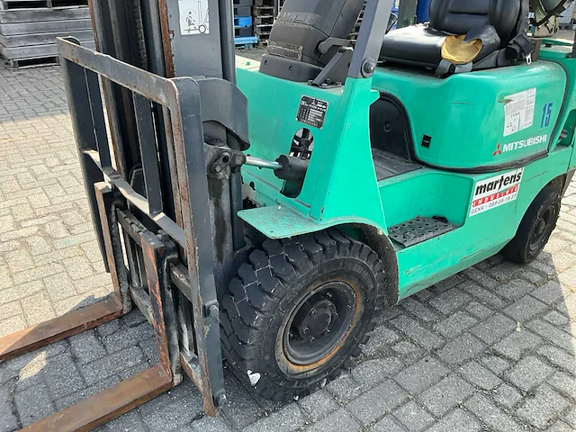 Mitsubishi fg15d vorkheftruck - afbeelding 6 van  22