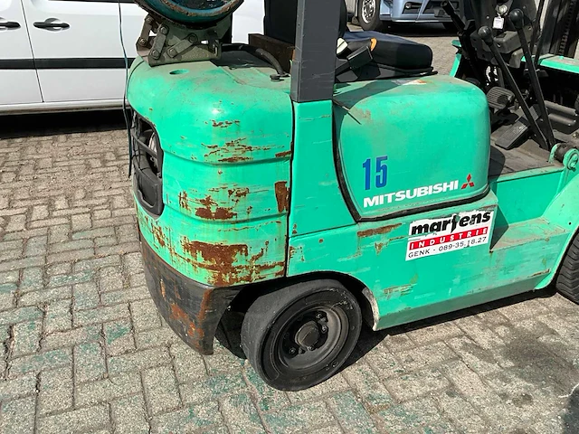 Mitsubishi fg15d vorkheftruck - afbeelding 10 van  22