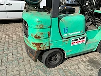 Mitsubishi fg15d vorkheftruck - afbeelding 10 van  22