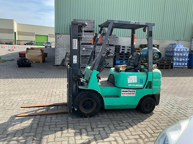 Mitsubishi fg15d vorkheftruck - afbeelding 20 van  22