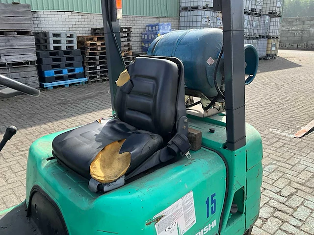 Mitsubishi fg15d vorkheftruck - afbeelding 21 van  22
