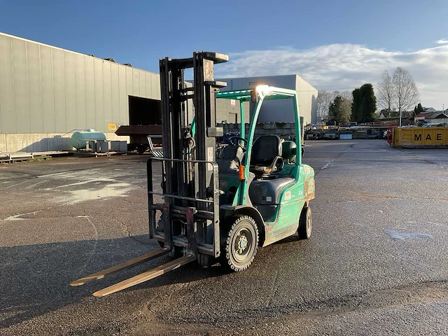 Mitsubishi fg25n vorkheftruck - afbeelding 1 van  19