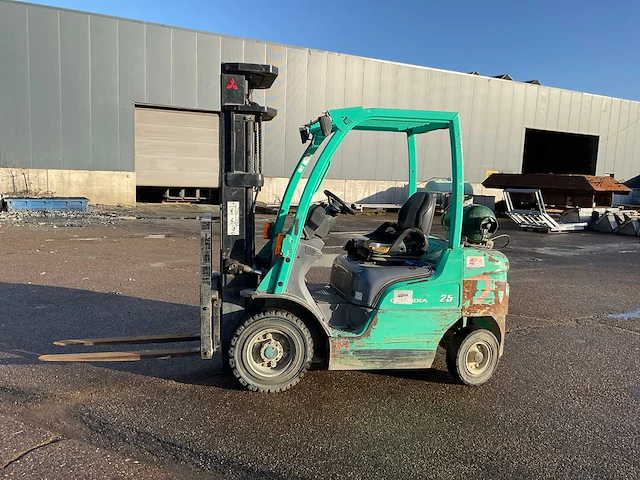 Mitsubishi fg25n vorkheftruck - afbeelding 12 van  19