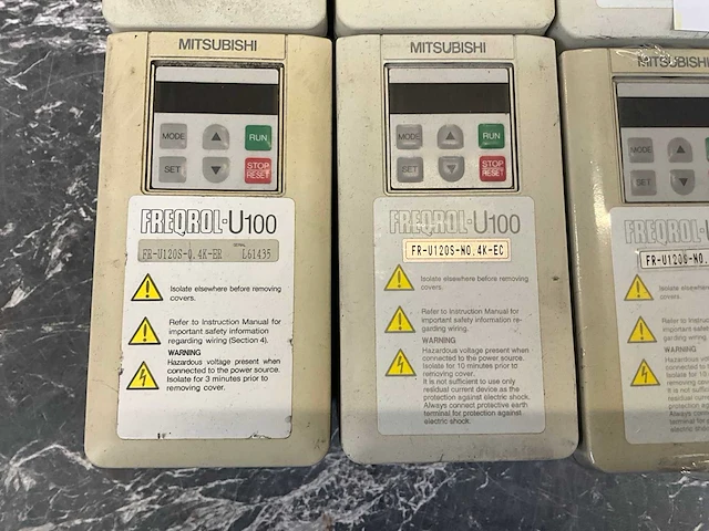 Mitsubishi fr-u120s-no. 4k-ec frequentieregelaar (8x) - afbeelding 4 van  9