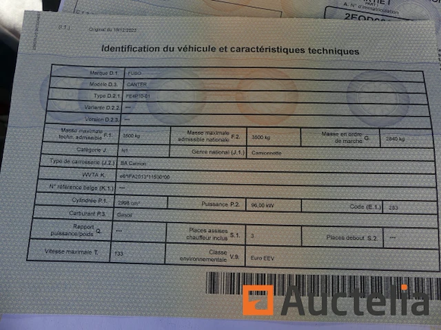 Mitsubishi fuso canter 3c13 bakwagen (2013-72.543 km) - afbeelding 24 van  35