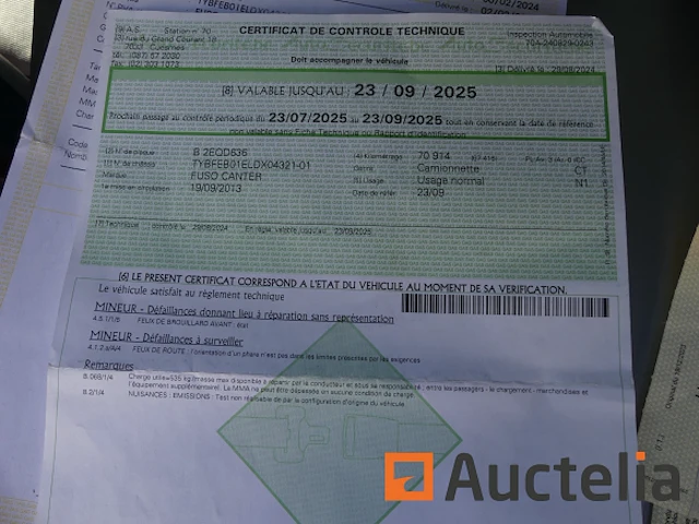 Mitsubishi fuso canter 3c13 bakwagen (2013-72.543 km) - afbeelding 25 van  35