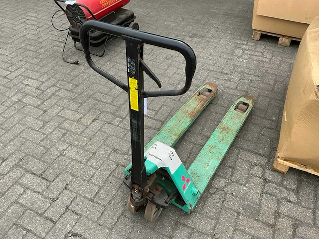Mitsubishi hand hydraulische palletwagen - afbeelding 3 van  3