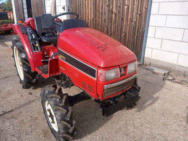 Mitsubishi mt185 4x4 minitractor - afbeelding 2 van  6