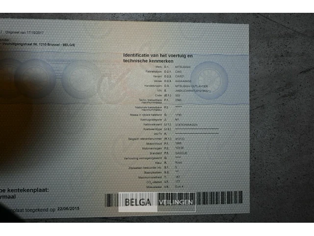 Mitsubishi outlander stationwagen (break) - afbeelding 6 van  24