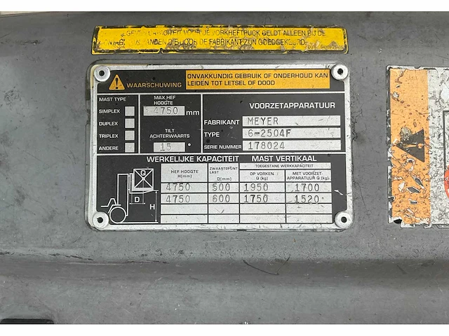Mitsubishi vorkheftruck elektrisch - afbeelding 8 van  9