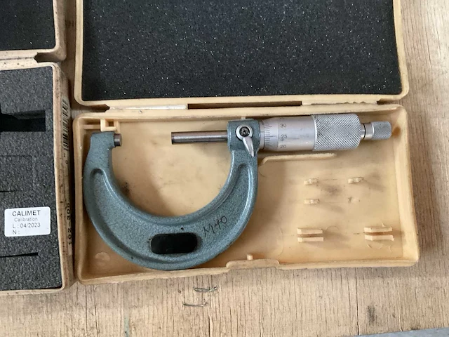 Mitutoyo buitenmaat micrometer (4x) - afbeelding 4 van  5