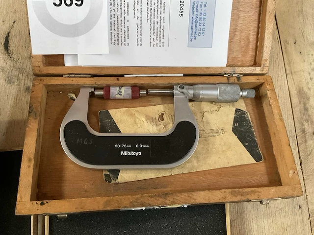 Mitutoyo buitenmaat micrometer (4x) - afbeelding 5 van  5