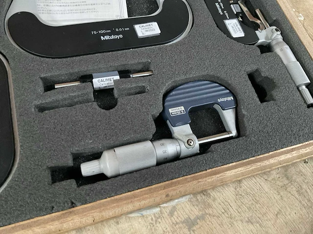 Mitutoyo buitenmaat micrometer (4x) - afbeelding 5 van  6