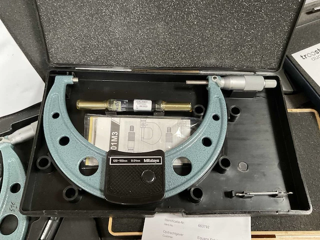 Mitutoyo buitenmaat micrometer (4x) - afbeelding 4 van  5