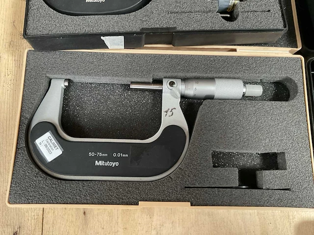 Mitutoyo buitenmaat micrometer (4x) - afbeelding 4 van  5