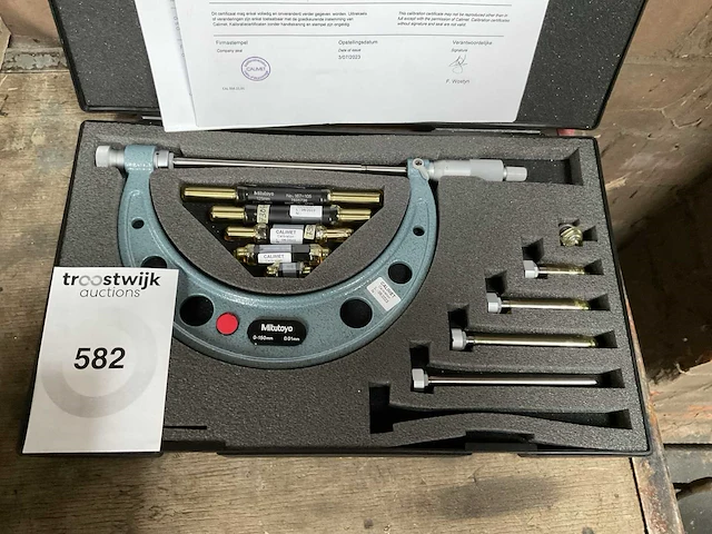 Mitutoyo buitenmaat micrometer - afbeelding 2 van  5