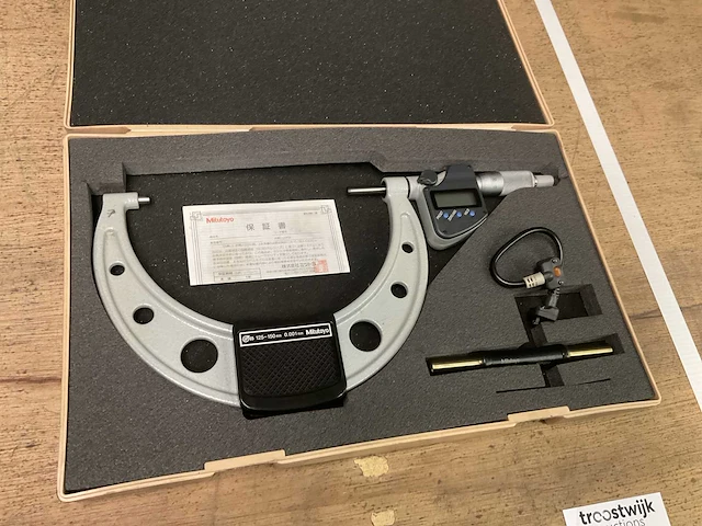 Mitutoyo micrometer uitwendig digitaal - afbeelding 1 van  4