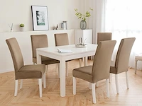 Miulee stoelhoezen voor eetkamerstoelen - afbeelding 3 van  3