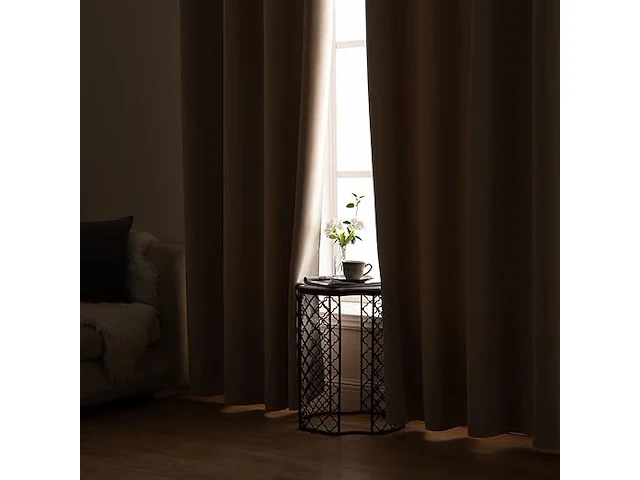Miulee verduisteringsgordijnen (2 stuks) - afbeelding 2 van  4