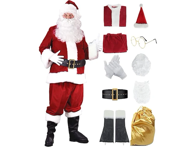 Miulruma kerstmankostuum 4xl - afbeelding 1 van  4