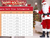 Miulruma kerstmankostuum 6xl - afbeelding 3 van  4