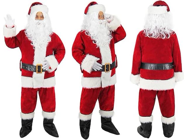 Miulruma kerstmankostuum xl - afbeelding 2 van  4