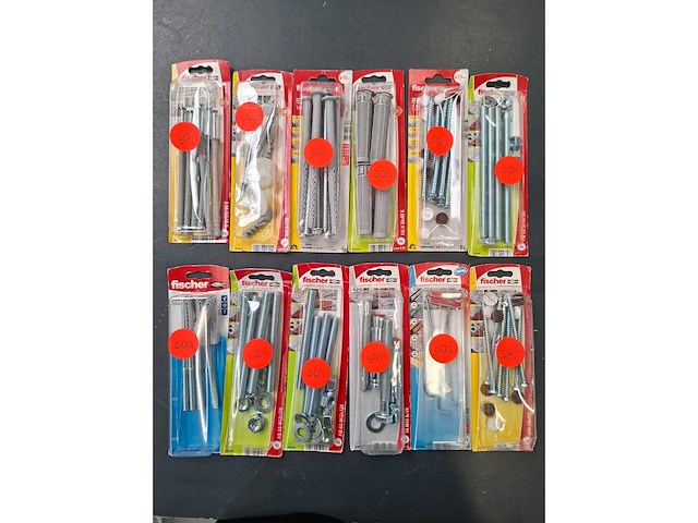 Mix kavel diverse bevestigings materialen (100x) - afbeelding 1 van  5