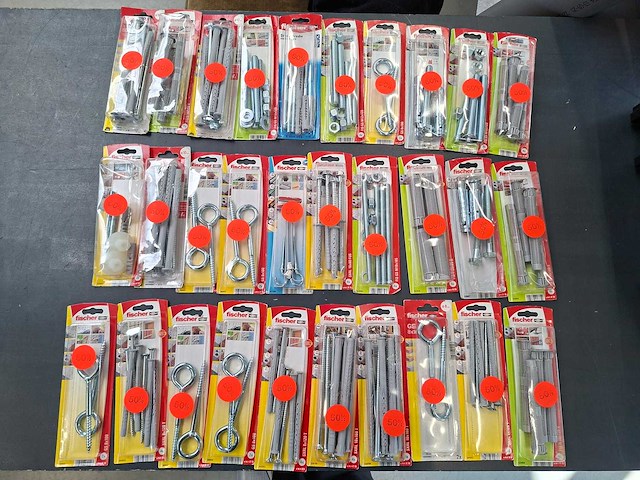 Mix kavel diverse bevestigings materialen (100x) - afbeelding 2 van  5