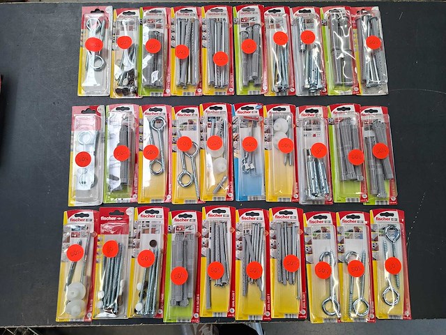 Mix kavel diverse bevestigings materialen (100x) - afbeelding 3 van  5