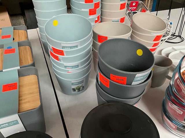 Mix kavel diverse keukengerei & plant potjes - afbeelding 5 van  12