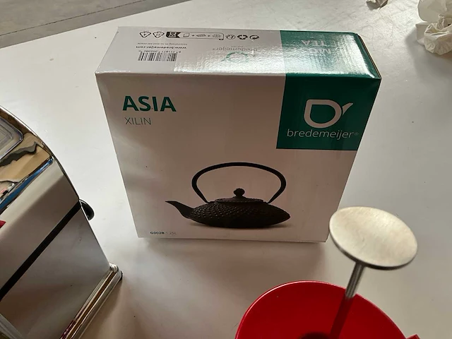 Mix kavel diverse koffie/thee kannen van o.a. leopold vienna & bredemeijer - afbeelding 5 van  16