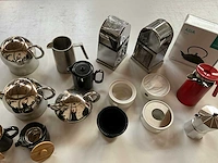 Mix kavel diverse koffie/thee kannen van o.a. leopold vienna & bredemeijer - afbeelding 8 van  16