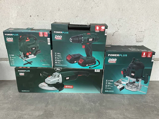 Mix kavel diverse power plus handgereedschap (4x) - afbeelding 1 van  10