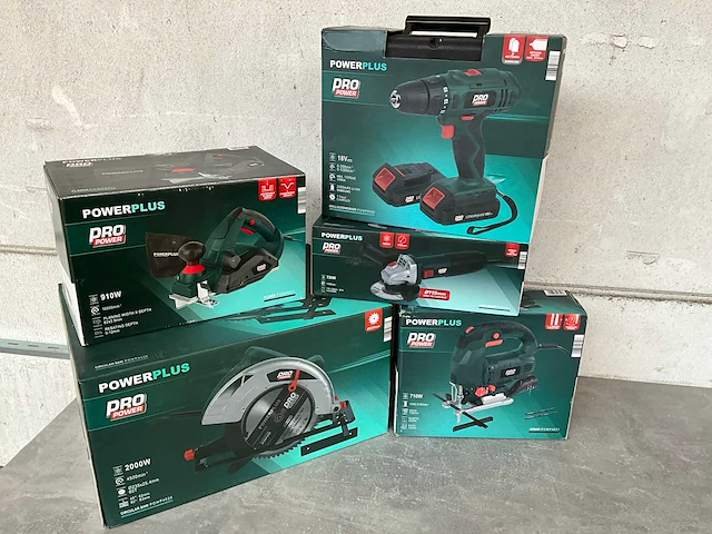 Mix kavel diverse power plus handgereedschap (5x) - afbeelding 1 van  12