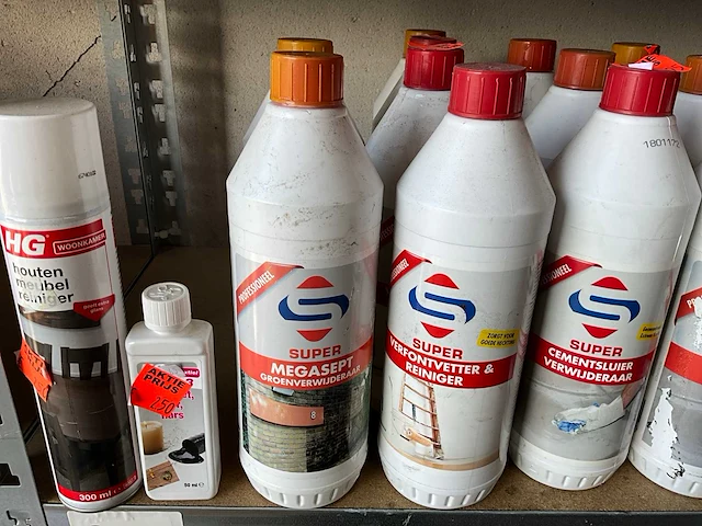 Mix kavel diverse schoonmaakmiddelen van o.a. super - afbeelding 2 van  5