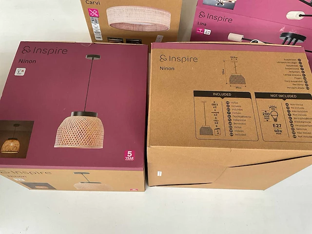 Mix kavel diverse verlichting inspire (13x) - afbeelding 2 van  18