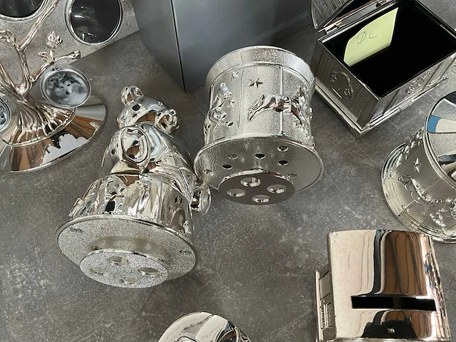 Mix kavel diverse verzilverde accessoires (19x) - afbeelding 6 van  17