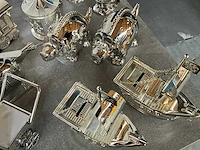 Mix kavel diverse verzilverde accessoires (19x) - afbeelding 13 van  17