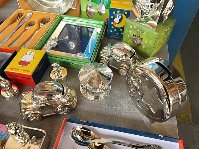 Mix kavel diverse verzilverde accessoires - afbeelding 3 van  13
