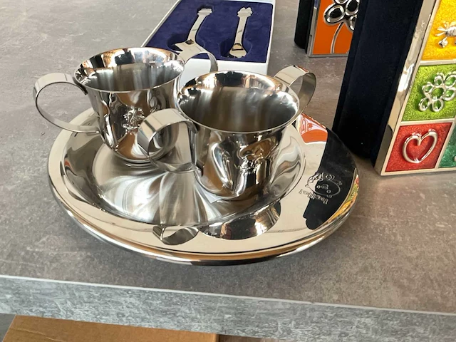 Mix kavel diverse verzilverde accessoires - afbeelding 8 van  13