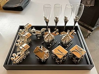 Mix kavel diverse verzilverde accessoires - afbeelding 1 van  8