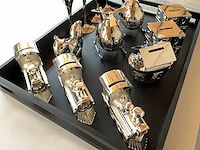 Mix kavel diverse verzilverde accessoires - afbeelding 7 van  8